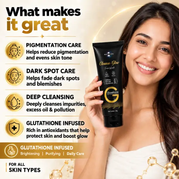 cleanse glow face wash