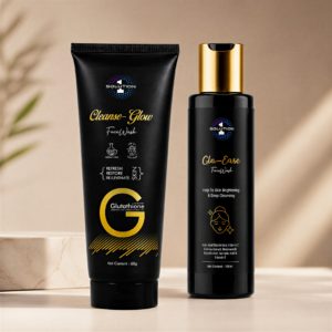 Home glo ease & cleanse glow – advanced skin brightening face wash duo